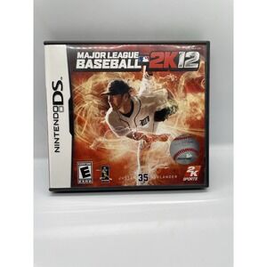 Major League Baseball 2K12 Nintendo DS Tested CIB Complete